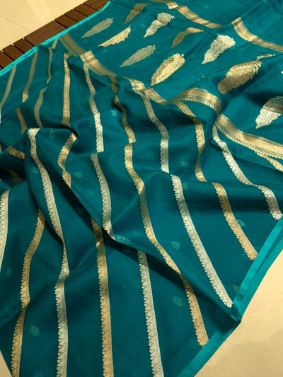 Pure Handloom Kora Organza Saree-2