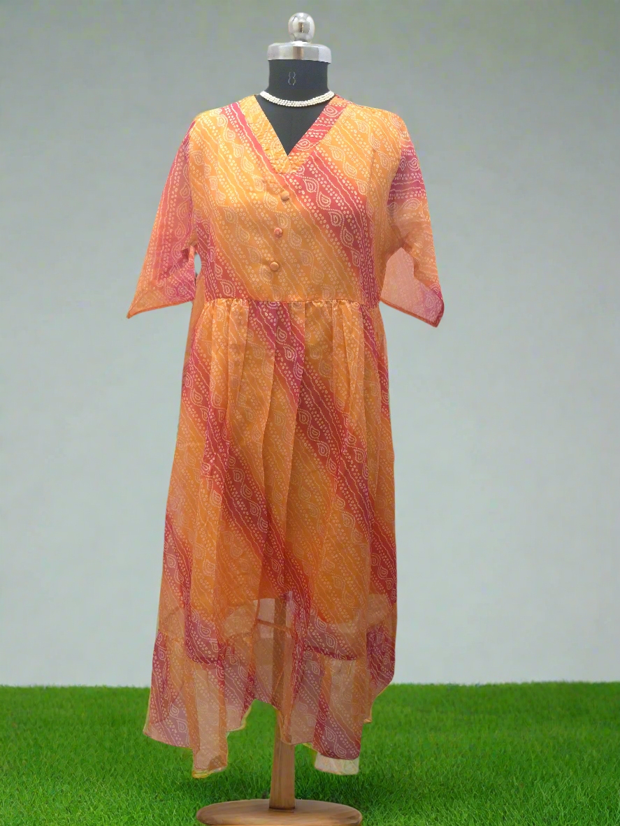Bandini Georgette Frock