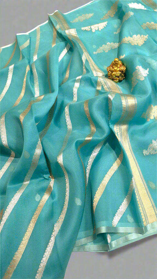 Pure Handloom Kora Organza Saree