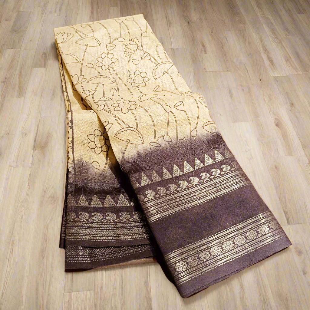 Mangalagiri Silk With Penkalmkari