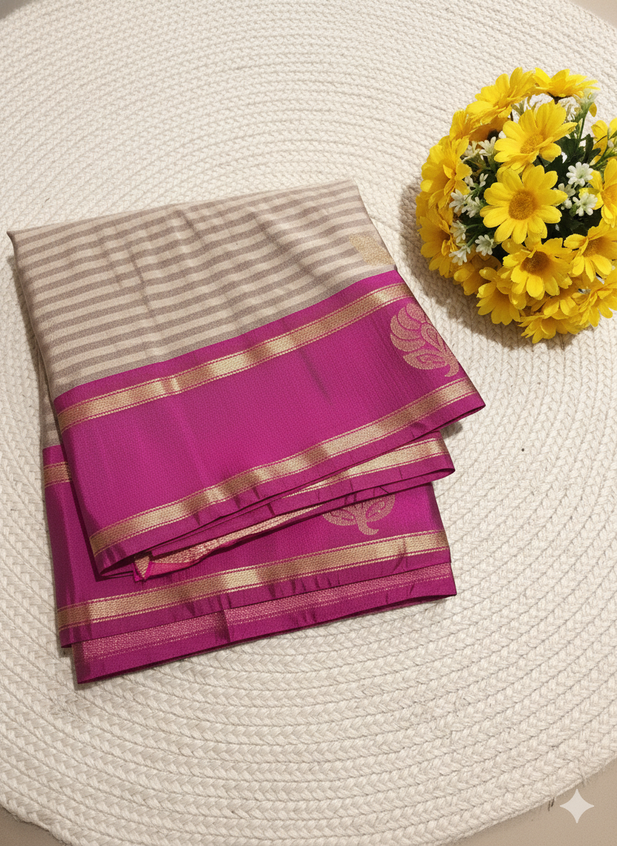 Vasundara Semi Soft Kanchi Silk Saree