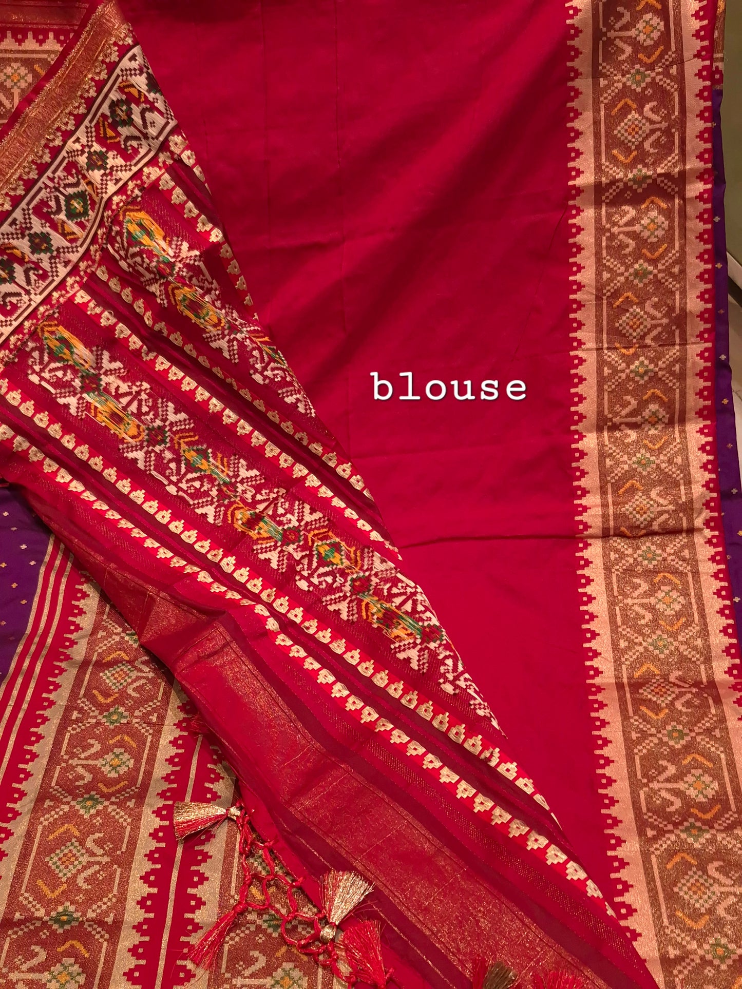 Exclusive Banarasi Silk Saree with Patola Concept