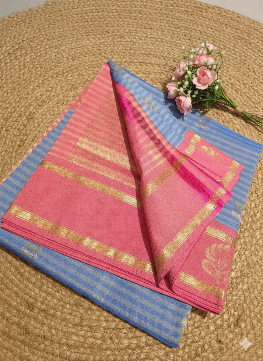 Vasundara Semi Soft Kanchi Silk Saree