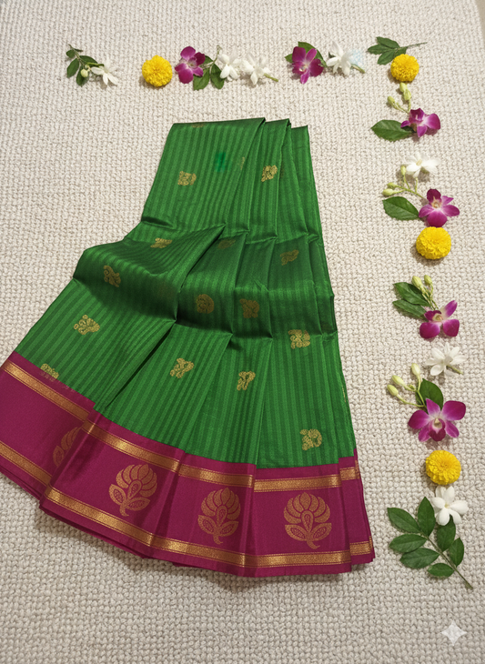 Vasundara Soft Semi Kanchi Silk Saree