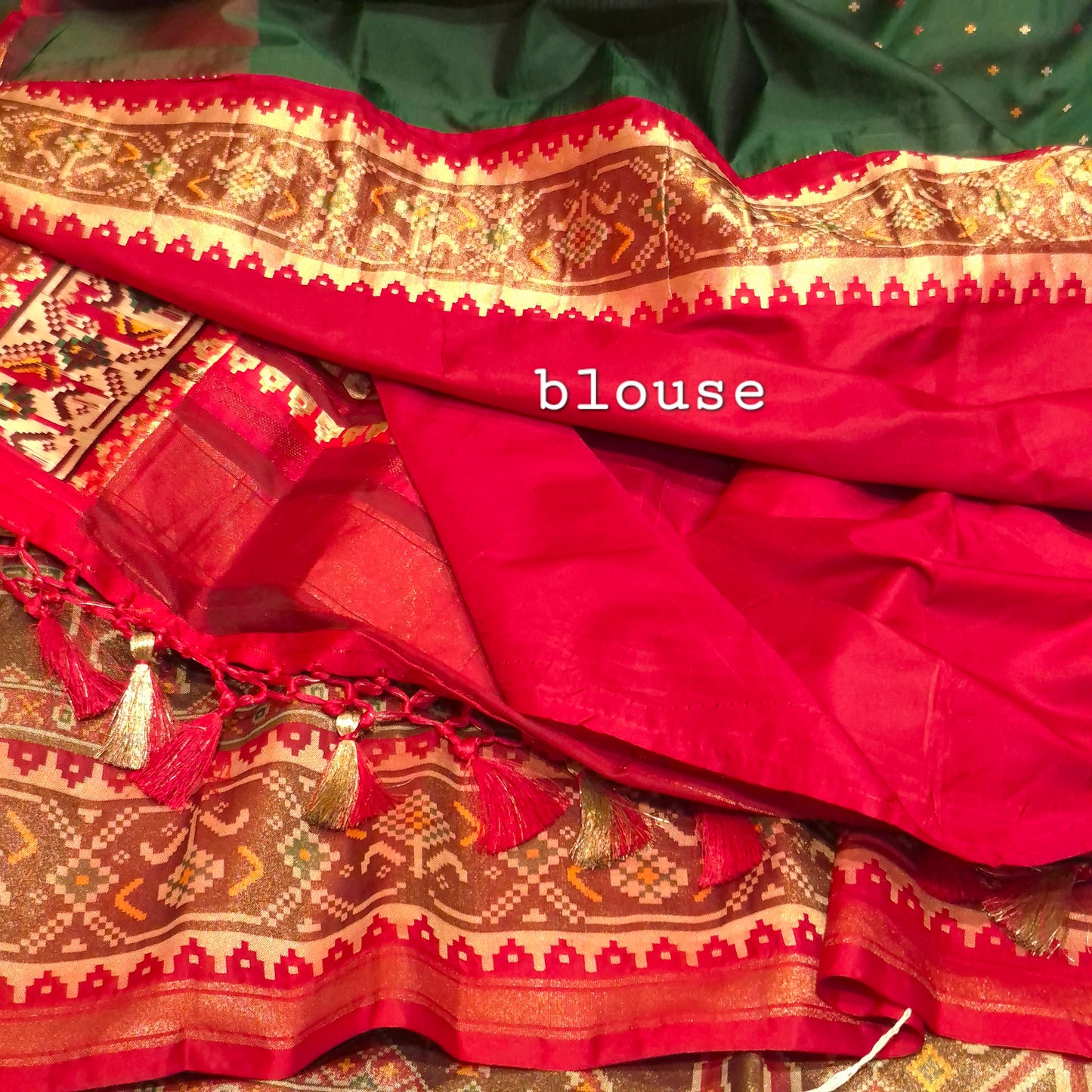 Exclusive Banarasi Silk Saree with Patola Concept