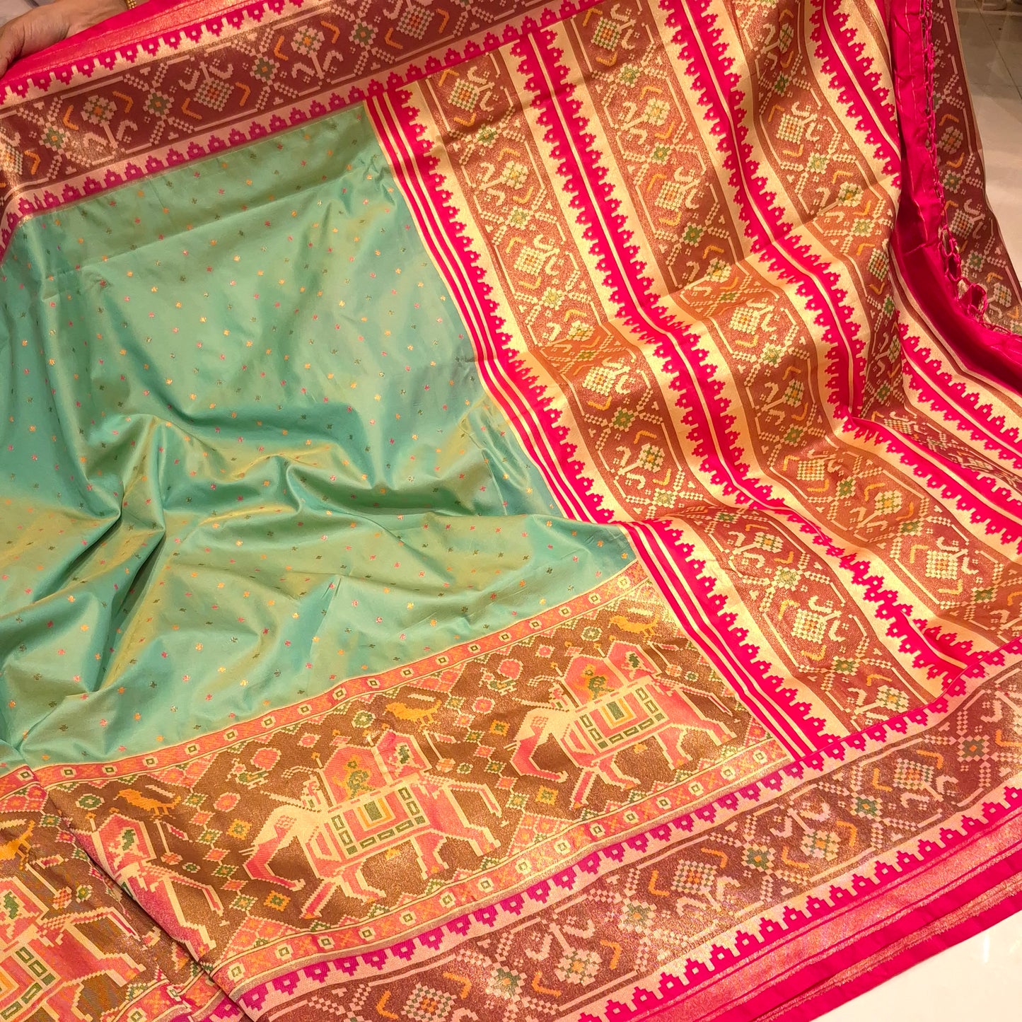 Exclusive Banarasi Silk saree with Patola Concept
