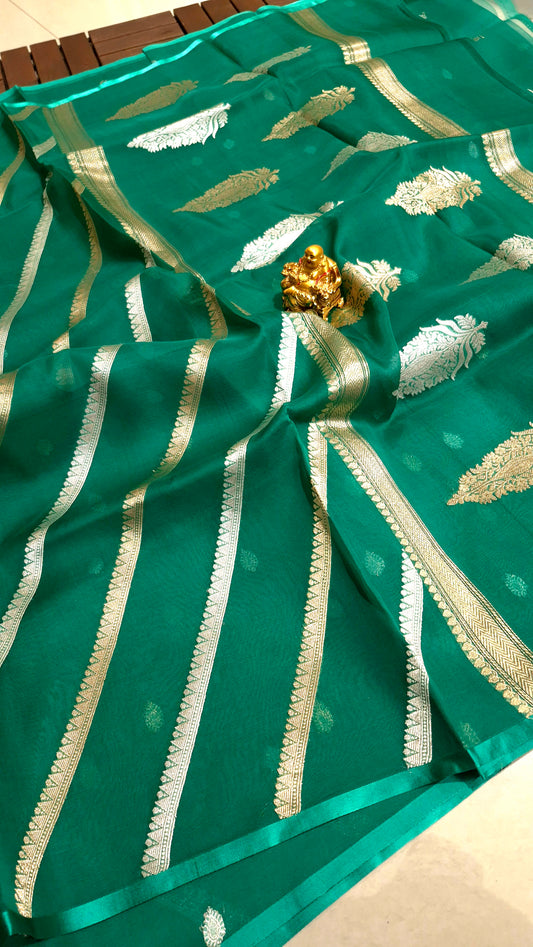 Pure Handloom Kora Organza Saree