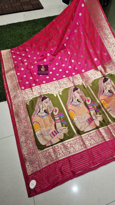 Pure Banarasi katan silk