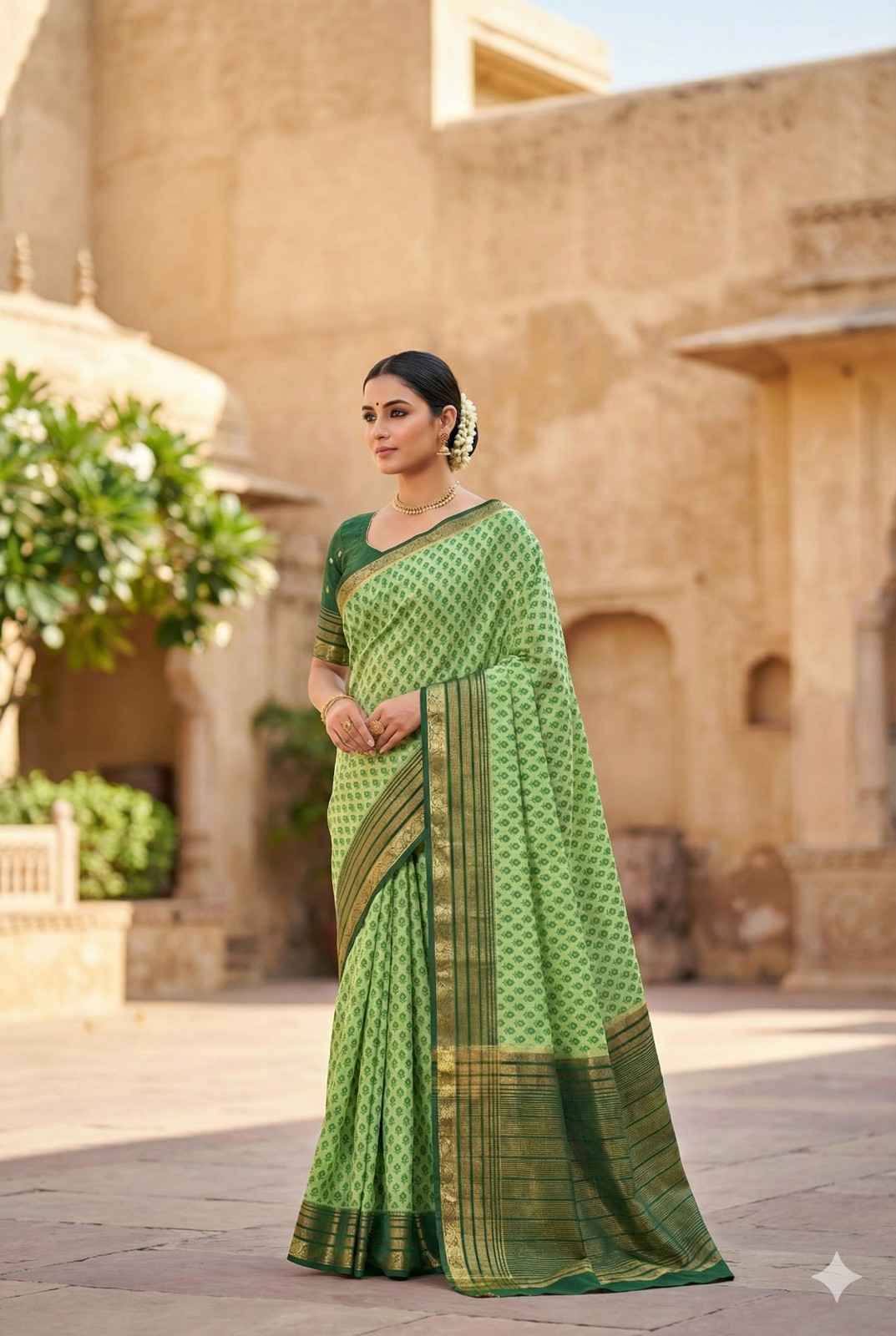 Exclusive Mysore Crepe Silk Saree
