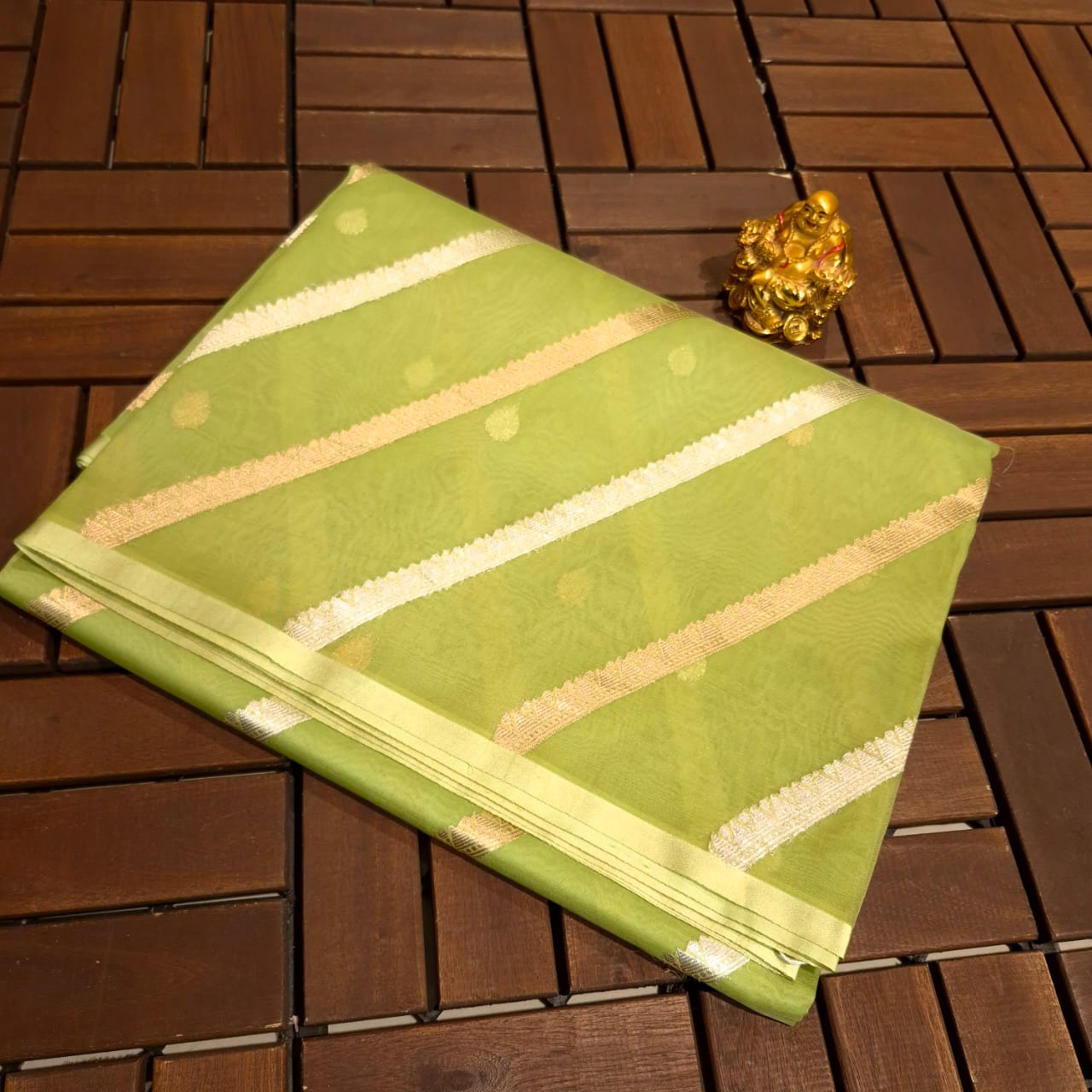 Pure Handloom Kora Organza-1