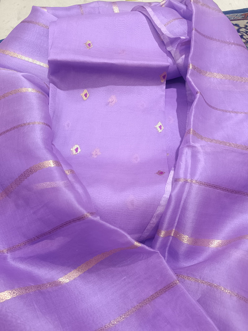 Pure Handloom Banarasi Kora silk kaduwa weaving top n pure kora duppatta with beautiful embroidery