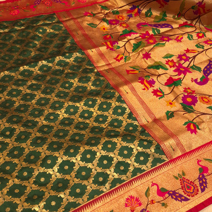 Paithani Banaras Pattu Saree