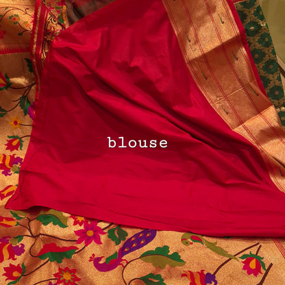 Paithani Banaras Pattu Saree