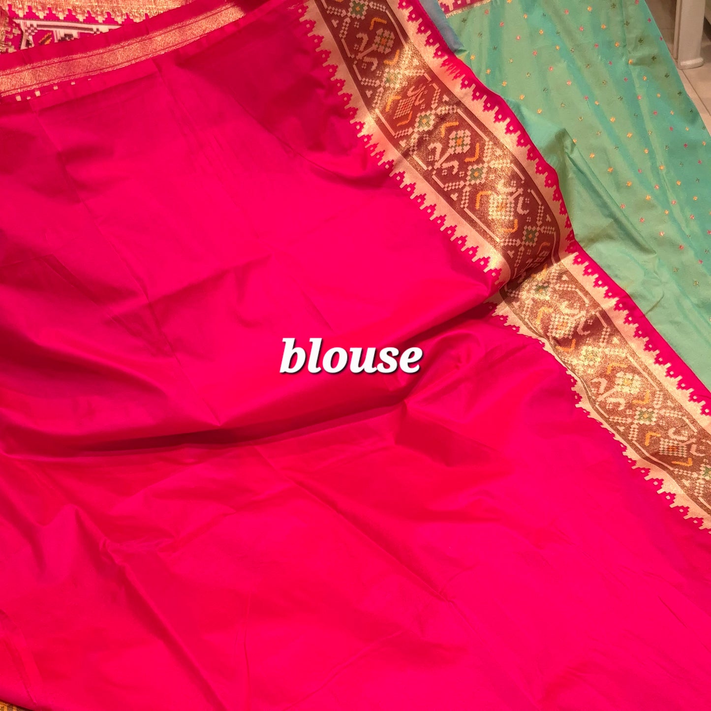 Exclusive Banarasi Silk saree with Patola Concept