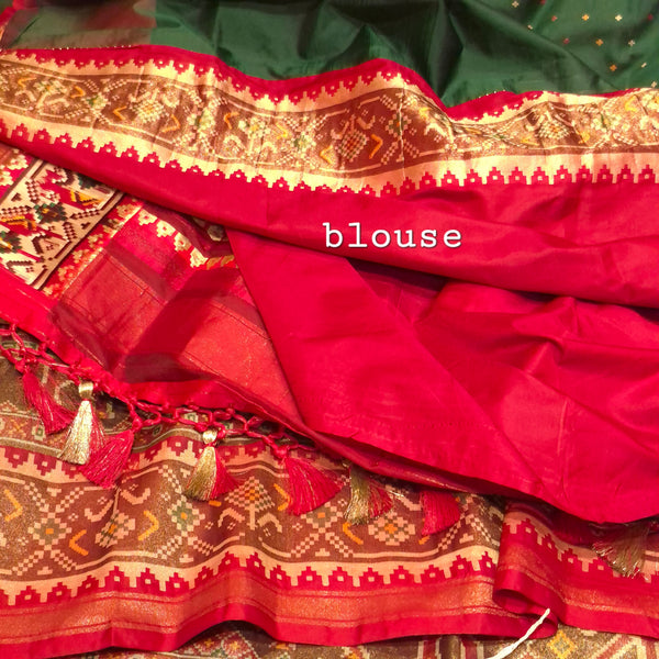 Exclusive Banarasi Silk Saree with Patola Concept