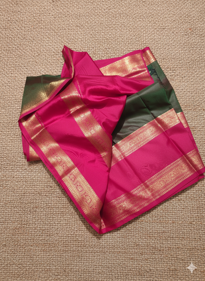 Vasundara Semi Kanchi Silk Saree