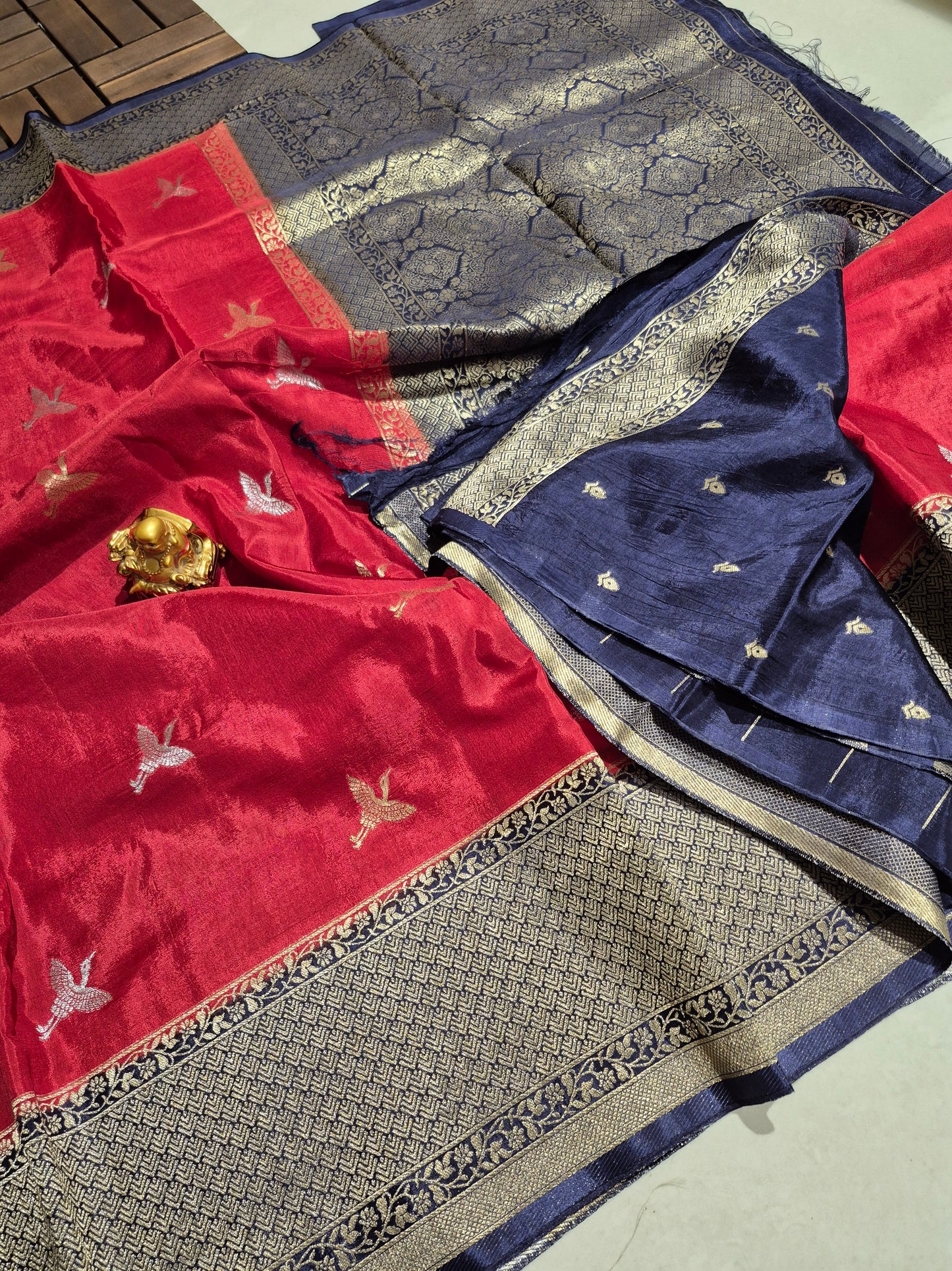 Traditional Banarasi chiniya silk Sarees with grand weaving allover