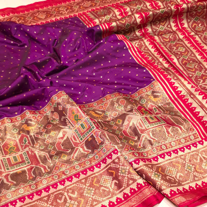 Exclusive Banarasi Silk Saree with Patola Concept