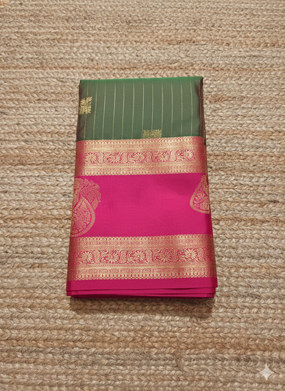 Vasundara Semi Kanchi Silk Saree