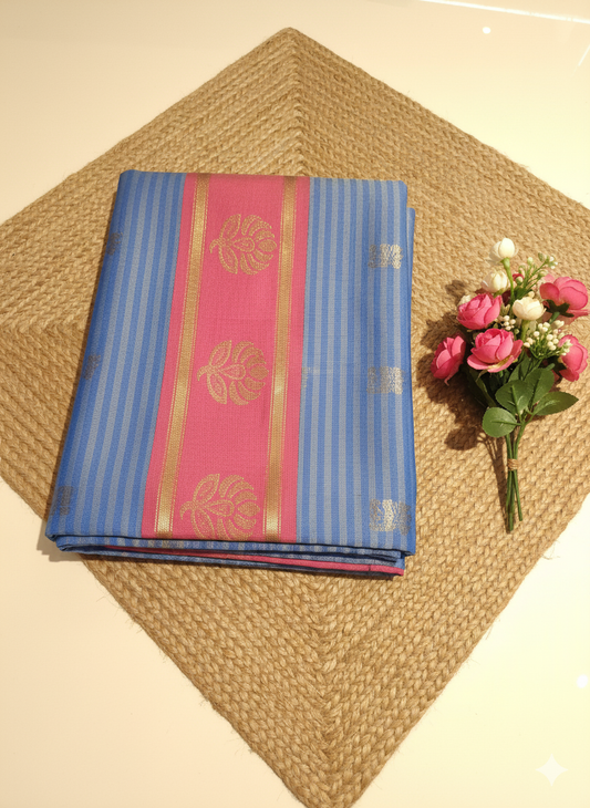 Vasundara Semi Soft Kanchi Silk Saree